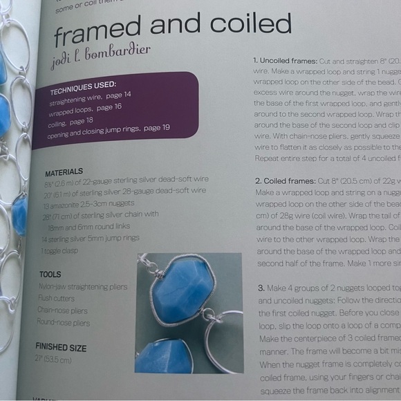 Wire Style 50 Unique DIY Jewelry Designs Using Wire Book - Picture 4 of 6